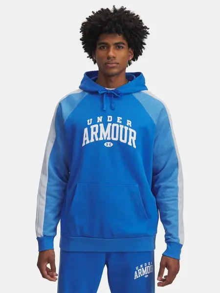 Pánská mikina Under Armour UA Rival Flc CB Hood-BLU - Pánské
