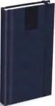 Diář 2026 D802 PU s gumkou bluegray 90x170mm