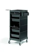 Kadernícky vozík uzamykateľný Sibel Discrete/Lock - čierny (000737102) + darček zadarmo