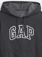 Tmavosivá dámska mikina s kapucňou GAP
