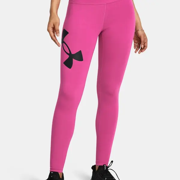 Ružové dámske legíny Under Armour Campus