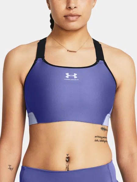 Fialová dámska podprsenka Under Armour UA HeatGear High