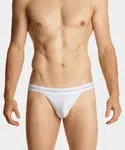 Pánske slipy Jockstrap ATLANTIC - biele