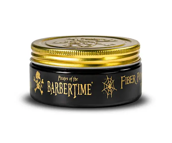 Vláknitá pomáda na vlasy so strednou fixáciou Barbertime Fiber Pomade Spider - 150 ml - Pirates of the Barbertime + darček zadarmo