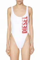 Diesel Plavky - BFSW-PAMELA SWIMSUIT biele