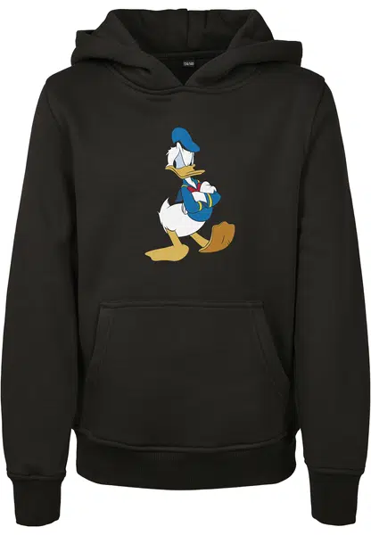 Children's Donald Pose Hoody Duck Black