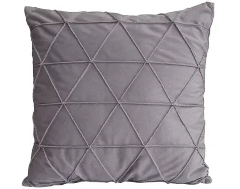 Dekoratívny vankúš Vanessa 45x45 cm, strieborný%