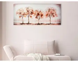 Obraz na plátne Stromy v rade, 150x50 cm%