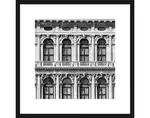 Rámovaný obraz Architektúra 40x40 cm, čiernobiely%