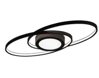 Stropné LED osvetlenie Galaxy, antracitová, oválné%