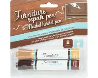 Súprava na opravu nábytku 2 perá, tmavo a svetlo hnedá%