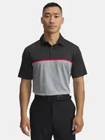 Pánské tričko Under Armour UA Plyoff 3.0 Stripe Polo LB-BLK - Pánské