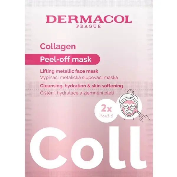 Dermacol Collagen Vypínací slupovací maska 2x7,5 ml