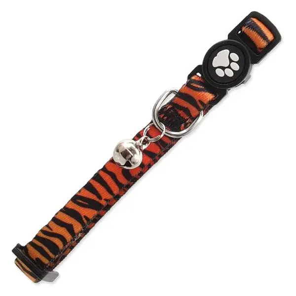Obojek Active Cat nylon XS tygr 1x19-31cm