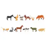 Zvířátka mini domácí farma plast 4-6cm 12ks v sáčku