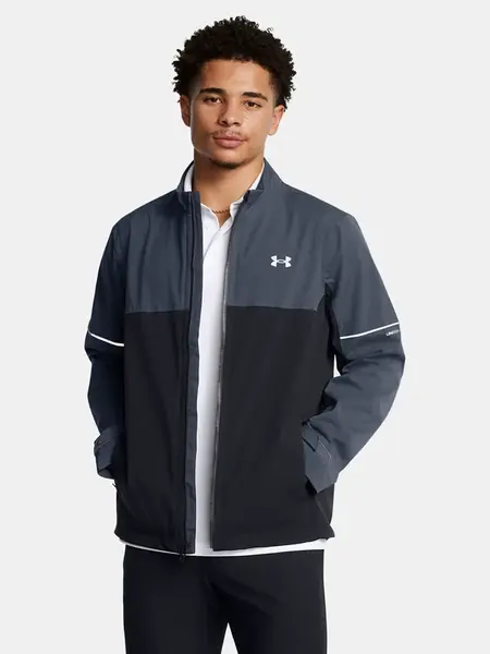 Men's Under Armour DRIVE RAIN JACKET-GRY - Men's