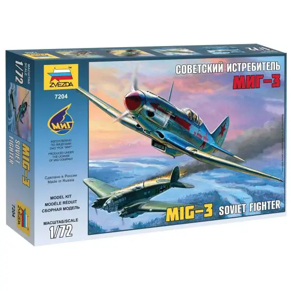 Model Kit letadlo 7204 - MIG-3 Soviet Fighter (1:72)