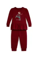 Souprava Polo Ralph Lauren červená barva, 310981193001