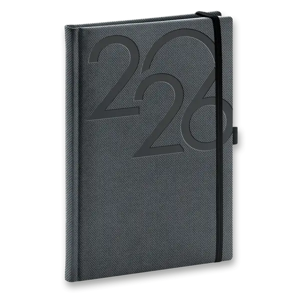 Týdenní diář Presco Ajax 2026  - A5, černý