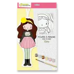 Kreativní sada Avenue Mandarine Doll to Paint - Clara