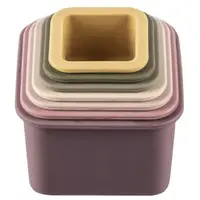 Silikonové stohovací kalíšky, Multicolor