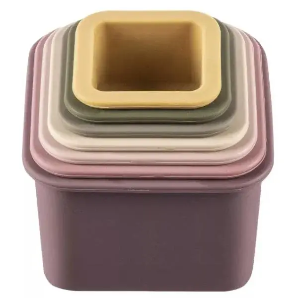 Silikonové stohovací kalíšky, Multicolor