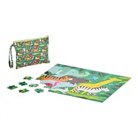 Petit Collage Oboustranné puzzle 2v1 džungle