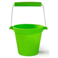Bigjigs Toys Plážový kbelík zelený