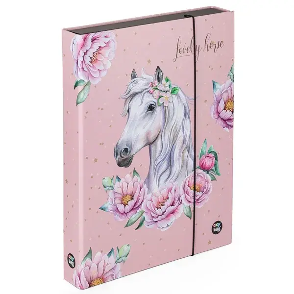 Box na sešity A4 Jumbo kůň romantic