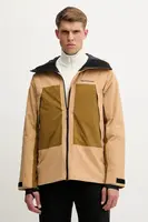 Lyžařská bunda Peak Performance Edge béžová barva, G80496