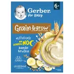 GERBER Kaše mléčná pšeničně-ovesná banán a hruška 200 g, 6+