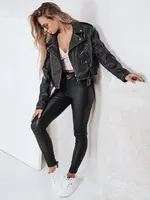 Dámská kožená bunda a legíny