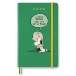 Diář Moleskine Peanuts 2026 tvrdé desky, L, denní, zelený