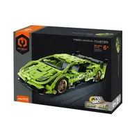 iM.Master Stavebnice závodní auto zelené 25x11, 4x6, 6 cm