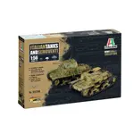 Model Kit tank 25768 - Talianske tanky a samohybné delostrelectvo (1:56)