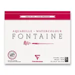 Akvarelový blok Clairefontaine Fontaine Cold Pressed 24 x 30 cm, 25 listů, 300 g