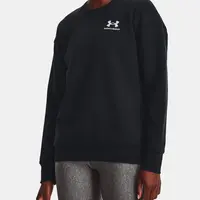 Under Armour Mikina Essential Fleece Crew-BLK - Dámské