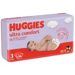 HUGGIES® Ultra Comfort Jumbo Plenky jednorázové 3 (4-9 kg) 56 ks