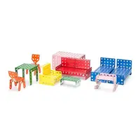 Merkur - Příslušenství k domečku pro panenky - nábytek, 219 dílků