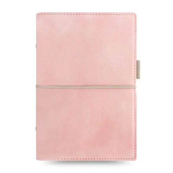 Osobní diář Filofax Domino Soft A6 - pastelově růžová