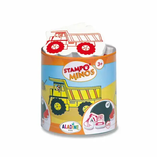 Razítka Aladine Stampo Minos - Na stavbě, 10 razítek