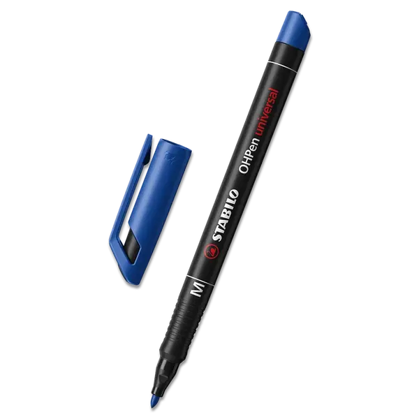 Permanentní popisovač STABILO OHPen 843 M - modrý