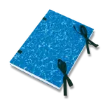 Desky s tkanicí Hit Office, A4 - modré