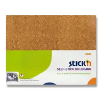 Samolepicí nástěnka Hopax Stick’n - hnědá, 58 x 46 cm