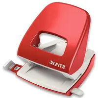 Děrovačka Leitz NeXXT Wow 5008, na 30 listů - červená
