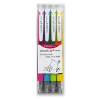 Roller Penac Inketti - sada 4 barev (růžová, žlutá, sv. modrá a sv.zelená)