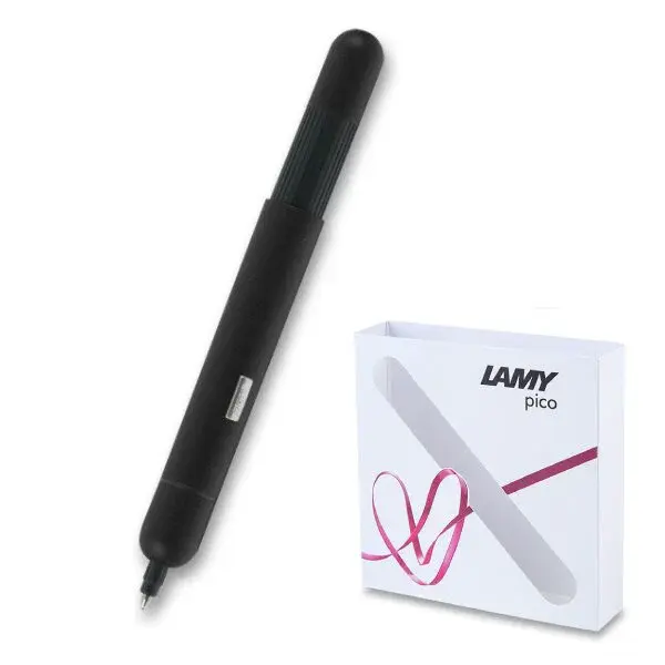 Kapesní kuličkové pero Lamy Pico Matt Black - valentýnská edice