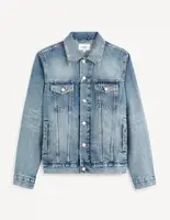 Modrá pánska džínsová bunda Celio Gudens