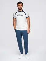 Ombre Men's jogger sweatpants - navy blue