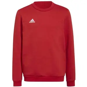 adidas ENTRADA 22 SWEATSHIRT Chlapecká mikina, červená, velikost
